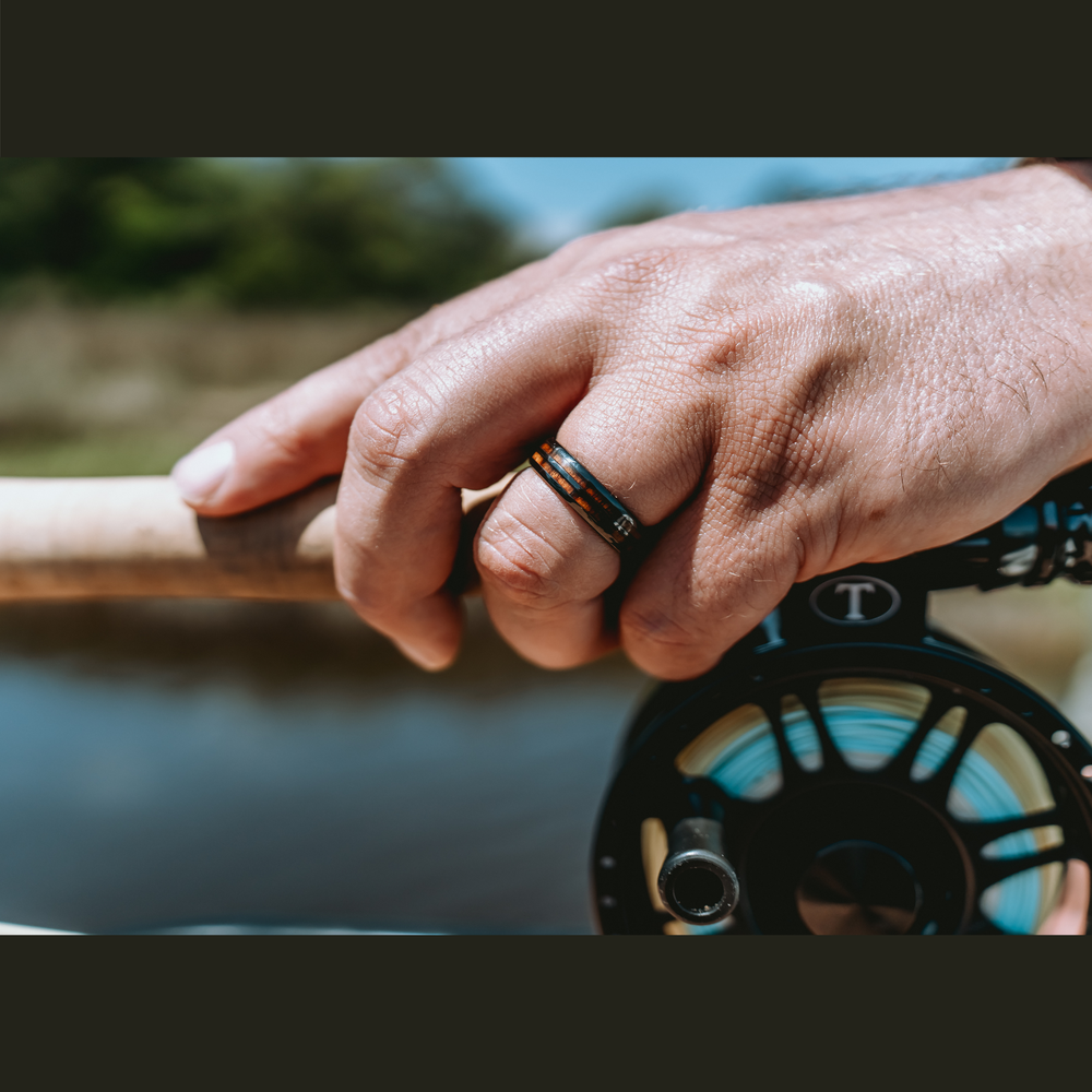 Men's Whiskey barrel Ring